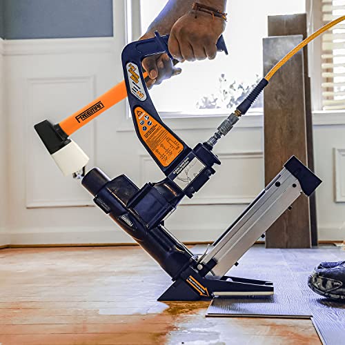 Freeman PFL618C Pneumatic 3-in-1 15.5-Gauge and 16-Gauge 2" Flooring Nailer and Stapler