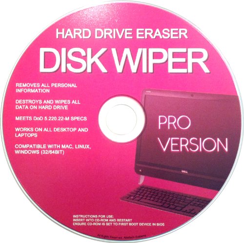 Professional Hard Drive Eraser / Wiper CD Disc Disk 32/64Bit [Windows - Linux - Mac]