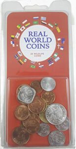 20 world coins featuring animals. animal foreign coins