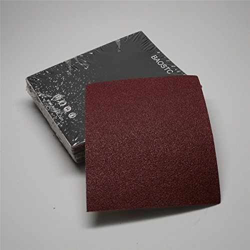 BAOSTC 1/4 sandpaper sheet,4-1/2"*5-1/2" Assorted 60-80-120-180-240,50PACK