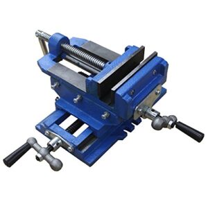 hfs (tm) 5" cross slide vise drill press metal milling 2 way x-y heavy duty clamp machine