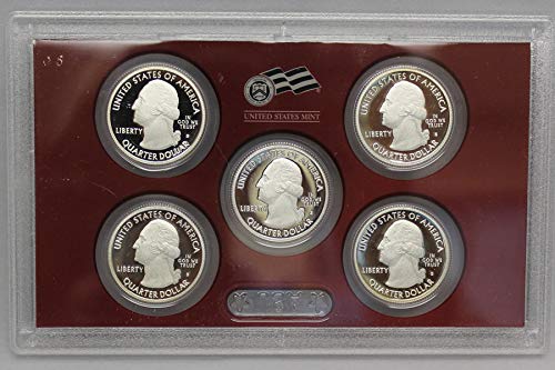 2010 S Silver America the Beautiful National Parks Quarters Proof Set with Box and CoA Proof