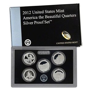 2012 s silver america the beautiful national parks quarters proof set with box and coa proof