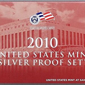 2010 S U.S. Mint 14-coin Silver Proof Set - OGP box & COA Proof