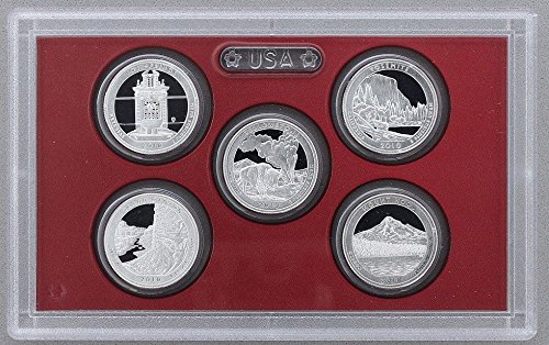 2010 S U.S. Mint 14-coin Silver Proof Set - OGP box & COA Proof