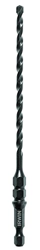 IRWIN Tools 1870569 Impact Performance Series Concrete Screw Installation 3/16-Inch X 6-Inch Drill Bit for 1/4-Inch Screws