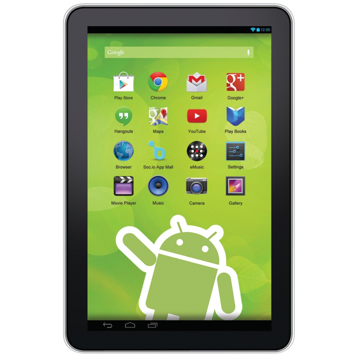 Zeki 10" Android 4.3 Quad-Core Google Tablet (TBQG1084B)