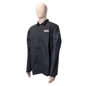 Lincoln Electric KH808L Black Large Flame-Resistant Cloth Welding Jacket