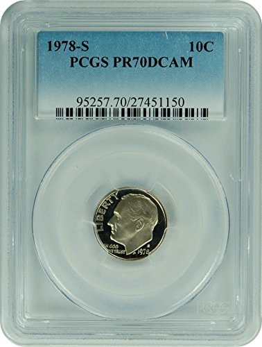 1978 S Roosevelt Roosevelt Dime DCAM PCGS PR-70