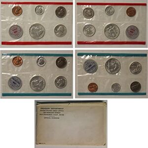 1963 P, D U.S. Mint - 10 Coin Uncirculated Set with Original Government Packaging Uncirculated