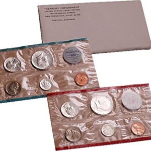 1964 P, D U.S. Mint - 10 Coin Uncirculated Set with Original Government Packaging Uncirculated