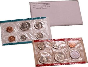 1971 u.s. mint - 11 coin uncirculated set with original governmetn packaging set uncirculated
