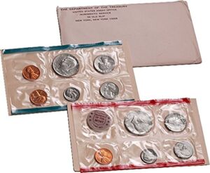 1972 p, d u.s. mint - 11 coin uncirculated set with original government packaging uncirculated