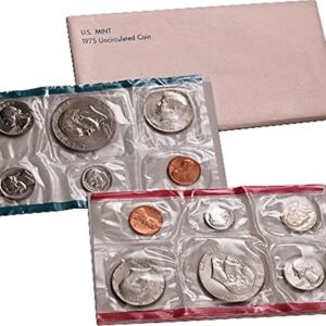 1975 P, D U.S. Mint - 12 Coin Uncirculated Set with Original Government Packaging Uncirculated