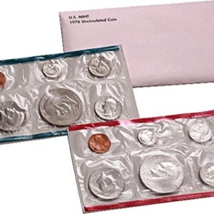1976 P, D U.S. Mint - 12 Coin Uncirculated Set with Original Government Packaging Uncirculated
