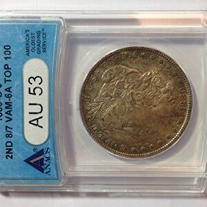 1880-O US Morgan Dollar Certified AU53