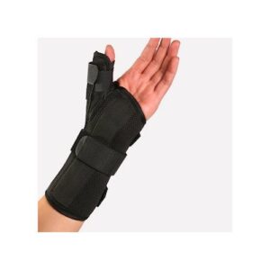 therapist’s choice® wrist brace with spica thumb support, universal size (left)
