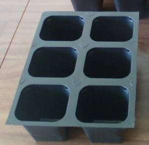 seed starter trays 432 large cells total (72 trays of 6 cells each)