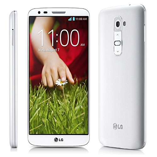 LG G2 D800 32GB Unlocked GSM 4G LTE 2.26 GHz Quad-Core Android Smartphone with 13 MP Camera (White)