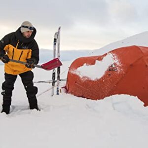 MSR Operator D-Handle Snow Shovel Red