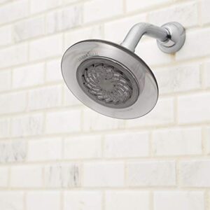 Speakman S-4002 Reaction Single-Function Showerhead for Stylish Bathroom Décor, 2.5 GPM, Clear Smokey Gray