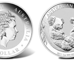 2011 AU Austrailian Koala Silver Coin 1 Ounce Silver Dollar Mint Uncirculated