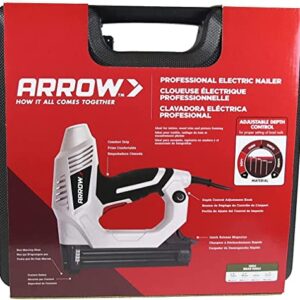 Arrow ET200BN Heavy Duty Electric Brad Nailer, Professional Nail Gun for Trim, Picture Frames, Crafts, Fencing, Uses Brad Nails in 5/8-Inch, 3/4-Inch, 1-Inch, and 1-1/4-Inch