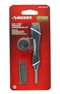 husky 1000 039 344 8-in-1 star precision screwdriver set