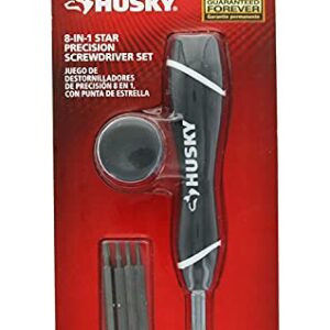 Husky 1000 039 344 8-in-1 Star Precision Screwdriver Set