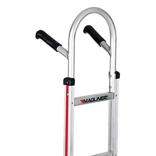 Magliner 301137 Aluminum Welded Double Grip Hand Truck Handle, 20" Length, 10" Height, 14" Width