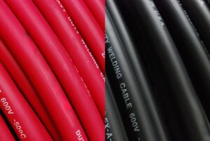 temco industrial wc0181-100' (50' blk, 50' red) 2 gauge awg welding lead & car battery cable copper wire black + red | made in usa