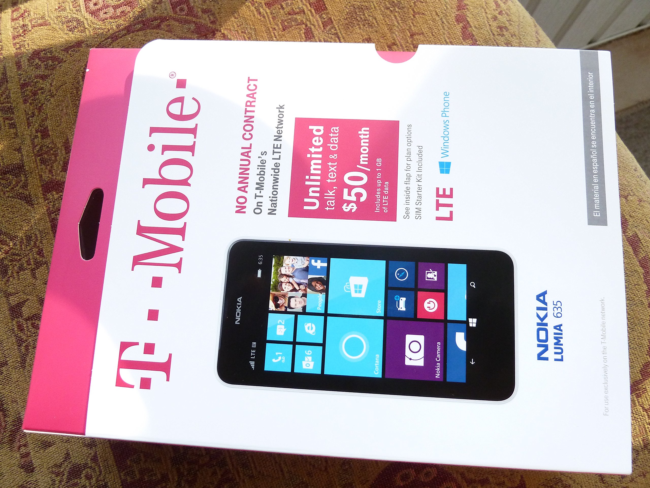 T-Mobile Nokia Lumia 635 - No Contract Phone - White