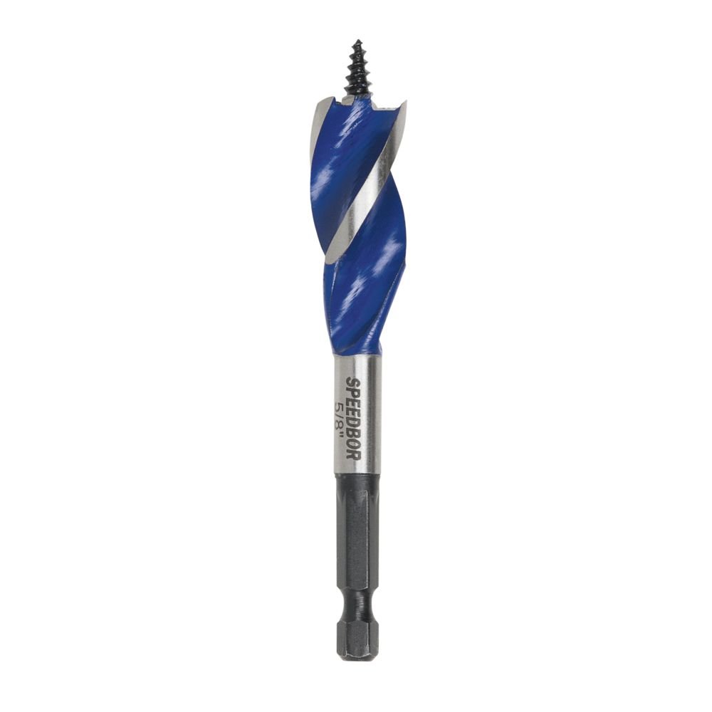 IRWIN SPEEDBOR Tri Flute Wood Drill Bit 5/8" X 4" (1866034)