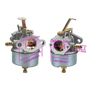 AXITRON 632230 632272 Carburetor For Tecumseh 3hp 5hp 6hp Models H50-65400N H50-65403N H50-65403P H50-65403R for old 6hp Tecumseh motor on a Troybilt rototiller