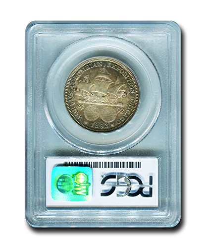 1893 No Mint Mark Columbian Commemorative Half Dollar PCGS MS-64