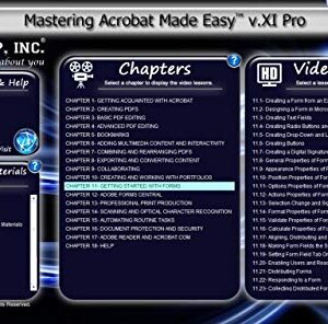 TEACHUCOMP Video Training Tutorial for Adobe Acrobat v. XI DVD-ROM Course and PDF Manual