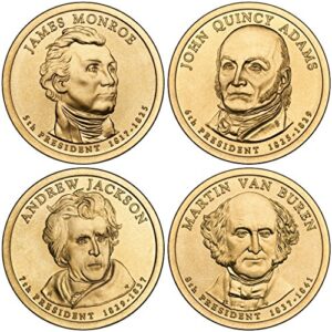 2008 p, d presidential dollar 8-coin set uncirculated