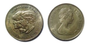 stampbank the prince of wales and lady diana spencer commemorative crown coin from 1981