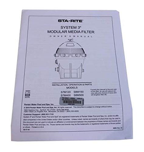 Sta-Rite System 3 S8M150 Modular Media 450 - Inner and Outer Cartridge Replacement Kit 170147