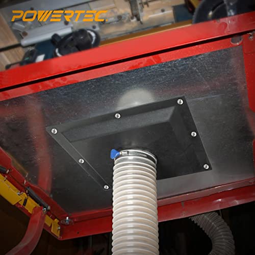 POWERTEC 70132 14-Inch Table Saw Dust Hood