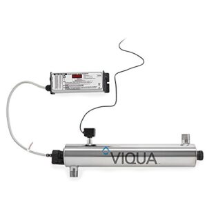viqua vh410m home stainless steel ultraviolet water system - 18gpm 120v monitored