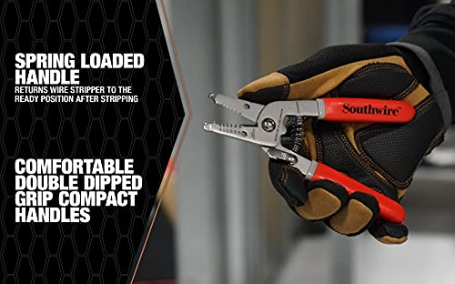 Southwire - 58278240 Tools & Equipment S1626STR Compact Solid and Stranded Wire Stripping Tool