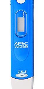 APEC Water Systems TDSMETER Water Quality TDS Meter Tester, 0 to 1999 Measurement Range for Better Accuracy, 1 ppm Resolution