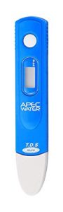 apec water systems tdsmeter water quality tds meter tester, 0 to 1999 measurement range for better accuracy, 1 ppm resolution