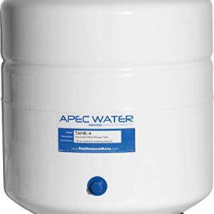 APEC Water Systems Tank-4 4 Gallon Residential Pre-Pressurized Reverse Osmosis Water Storage Tank