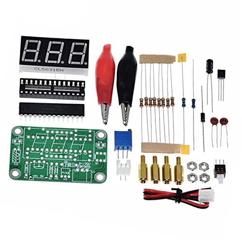 HiLetgo VOT-8 Voltmeter Kit Voltage Meter Electronic Production Suite DIY Kit for Student Electronic Exercise