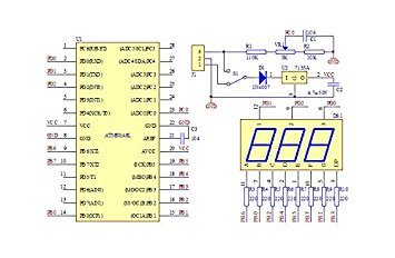 HiLetgo VOT-8 Voltmeter Kit Voltage Meter Electronic Production Suite DIY Kit for Student Electronic Exercise