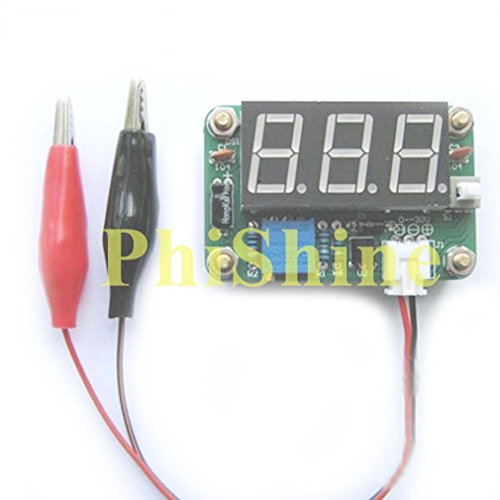 HiLetgo VOT-8 Voltmeter Kit Voltage Meter Electronic Production Suite DIY Kit for Student Electronic Exercise