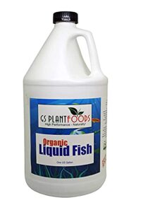 organic hydrolyzed liquid fish fertilizer by gs plant foods (1 gallon)