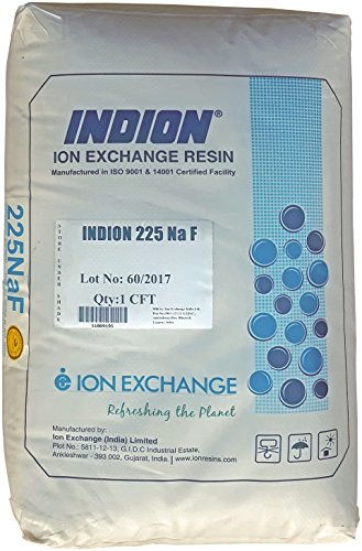 HydroTec Systems Cation Sodium (NA+) Form One (1) Cubic Foot, 50 lbs, Single Bag, Water Softener Ion-Exchange Resin 8% Crosslinked, Gold Black